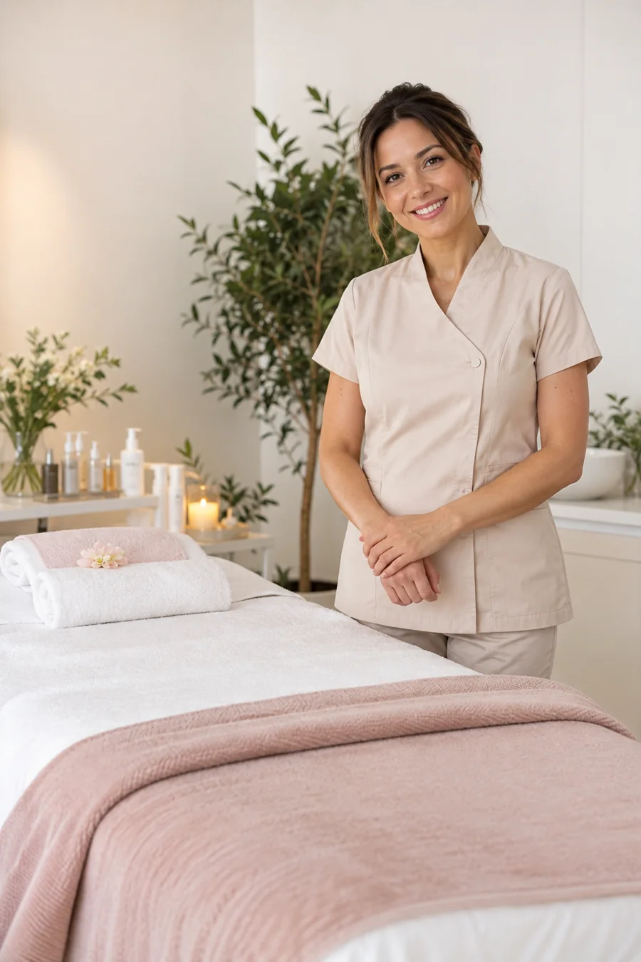 A welcoming consultation with a beauty therapist