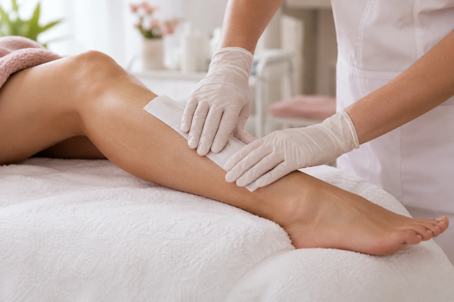 Waxing treatment in a welcoming salon